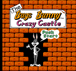 Bugs Bunny Crazy Castle, The (USA) Title Screen